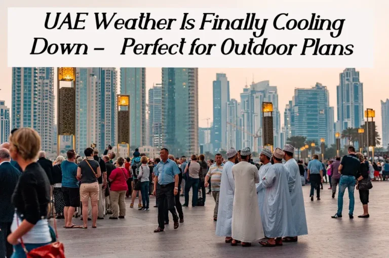 uae weather cooling down weekend outdoors